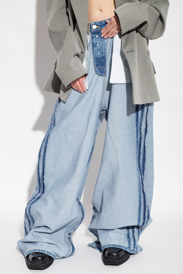 Blue Jeans with inside-out effect VETEMENTS - Vitkac HK